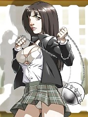 Horny anime fuck dolls strip and play with massive toon dicks