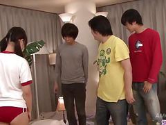 Lingerie Mania presents: Ryo asaka gets cock in mouth and jizz on face