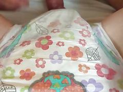 Lingerie Mania presents: Boy and girl in wet goodnites diapers plat with a dildo sex
