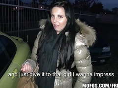 Lingerie Mania presents: Public pickups - young czech exhibitionist fucks for cash