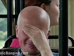 Lingerie Mania presents: Public sex in a city bus