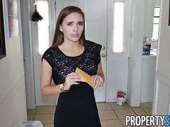 Lingerie Mania presents: Propertysex - hot young petite realtor fucks client for sale