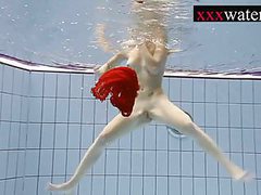 Lingerie Mania presents: Sexy hot girl swimming in the pool