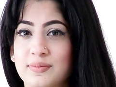 Lingerie Mania presents: Cute curvy beauty makes her porn debut