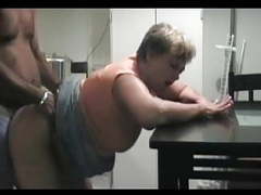 Lingerie Mania presents: Fat mature mom gets interracial