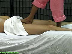 Lingerie Mania presents: Hidden cam ashiatsu massage with foot.hand happy ending