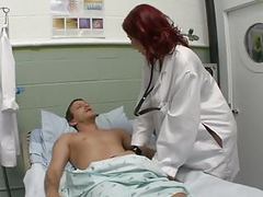 Lingerie Mania presents: Marsha lord - long legged anal readhead-nurse