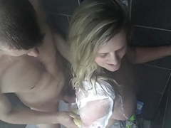 Lingerie Mania presents: My hubby's friend has a 9 inch cock