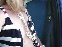 Lingerie Mania presents: Naomi1 in a car