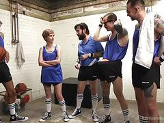 Lingerie Mania presents: 1970's undercover journalist gangbang fantasy