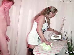 Lingerie Mania presents: German mother seduce to fuck by 26cm huge dick step son