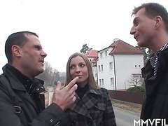 Lingerie Mania presents: Sexy czech babe picked up for threesome