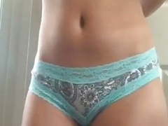 Lingerie Mania presents: Babe removing cloths and masturbating