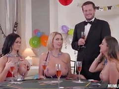 Lingerie Mania presents: News years party turns into group fuck