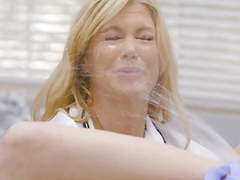 Lingerie Mania presents: Dr. siren diagnosed the teen as a squirter