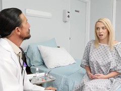 Lingerie Mania presents: Incredible anal exam for gorgeous blonde patient madison summers