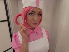 Lingerie Mania presents: Zuzu sweet as pokemon nurse joy draining your pokeballz