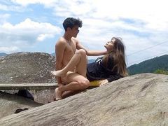 Lingerie Mania presents: I give my stepsister a great fuck on a family outing, they almost caught us