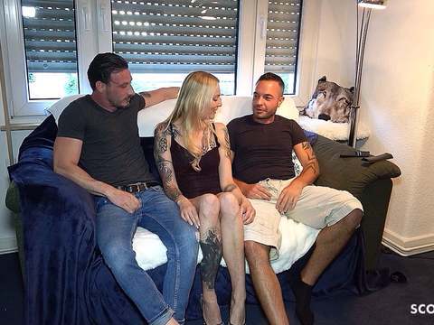 Lingerie Mania presents: Real german amateur mmf threesome sex with skinny girl kitty blair