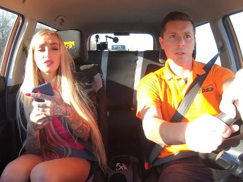Lingerie Mania presents: Video of fit daisy lee giving head and getting fucked in the car