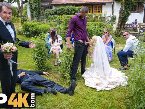Lingerie Mania presents: Bride4k. runaway groom