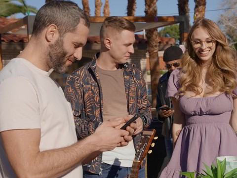 Lingerie Mania presents: Video of outdoors oral gangbang with slutty neighbor angel youngs