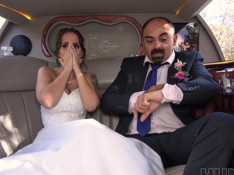 Lingerie Mania presents: Busty bride jennifer mendez gets ass fucked in back of the limo