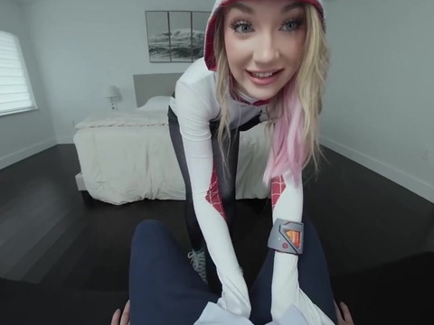 Lingerie Mania presents: Daisy lavoy as spider gwen stacy has been missing you