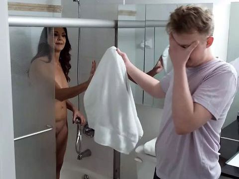 Lingerie Mania presents: 60-year-old mallory knight sucks and fucks her step-son