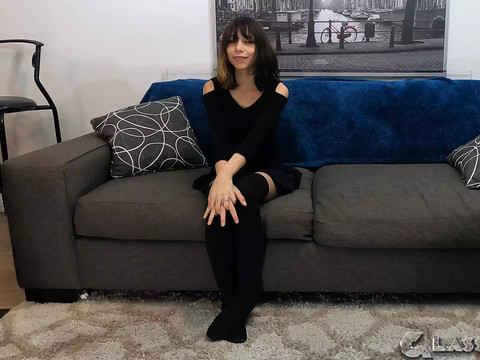Lingerie Mania presents: Skinny 18-year-old gets ass fucked on camera