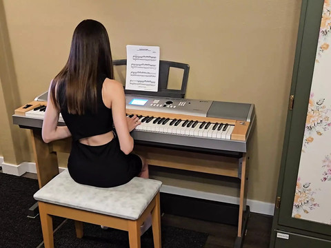 Lingerie Mania presents: Techer fucked a piano student
