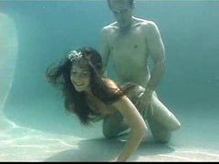 Lingerie Mania presents: Young chick gets fucked underwater