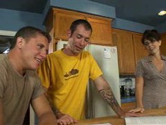 Lingerie Mania presents: Horny mother fucked on kitchen table