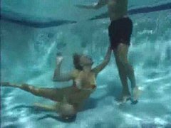 Lingerie Mania presents: She has a threesome underwater