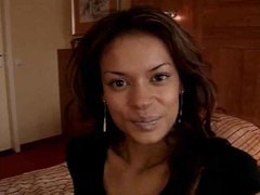Lingerie Mania presents: Super hot girl with dark skin suck and fuck
