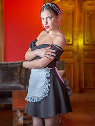 Lingerie Mania presents: Sexy Maid Henessy betrays Natalie Starr and fucks boyfriend