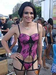 Lingerie Mania presents: Trannies From Rio the Janeiro's Gay Parade 2008