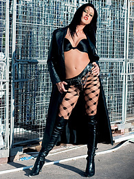 Lingerie Mania presents: Lollybadcock Has a Horny Photoshoot With Dildos Outdoors