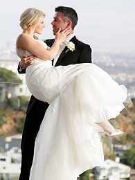 Lingerie Mania presents: Hot blonde Anikka Albrite consummates her marriage vows after getting married